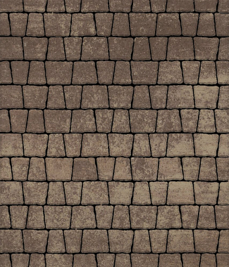 Тротуарная плитка АНТИК - Листопад гладкий Хаски, комплект из 5 видов плит