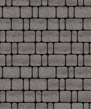 Тротуарная плитка КЛАССИКО - Гранит Серый, комплект из 3 видов плит